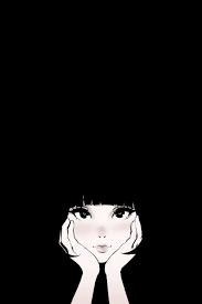 Aesthetic Anime Photography Dark Wallpaper Black And White Wallpaper Anta E Artist Ilya Kuvshinov Anime Wallpaper Iphone Black Aesthetic Wallpaper Kawaii Wallpaper