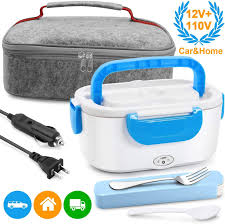 Electric Lunch Box Food Heater Farochy Heating Lunch Box Heater Portable Microwave Electric Lunch Portable Food Food Warmers Lunch Box