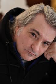 Trani by night in black and white under the rain