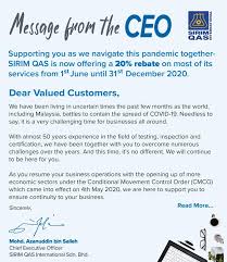 Sign up to find emails for sirim qas international sdn. A Message From Our Chief Executive Sirim Qas International Facebook