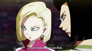 Goku still has it and is a better martial artist. Android 17 Vs Kahseral Android 18 Saves Goku Dragon Ball Super Episode 101 Youtube