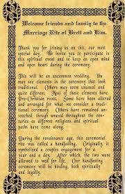 Handfasting Ceremony Explanation Very Nice For People Who Don T Know What Is Going On Wiccan Wedding Pagan Wedding Heathen Wedding