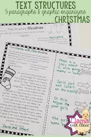 A Great Way To Practice Text Structure While Also Tying In Christmas Great For Grades 4 5 Text Structure Text Structure Worksheets Elementary Reading
