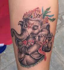 Tattoos look best when inked in black. 15 Best Lord Ganesha Tattoo Designs For Men And Women