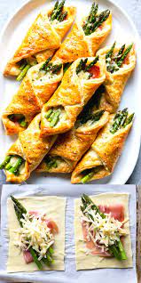 Prosciutto Asparagus Puff Pastry Bundles Recipe In 2020 Dinner Appetizers Appetizer Snacks Prosciutto Asparagus