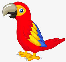 Parrot drawing | today we are going to learn how to draw a parrot step by step easy process. Hand Painted Parrot Bird Clipart Cartoon Birds Parrot Drawing