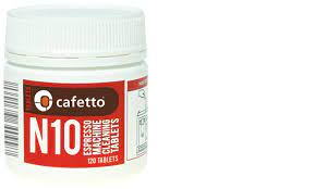 These tablets do not have descaling properties. Cafetto N10 Tablets