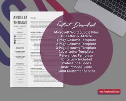 Our simple editing tools make it easy to get exactly the resume you want. Minimalist Resume Template For Ms Word Simple Cv Template Design Curriculum Vitae Modern Cv Format Professional And Creative Resume 1 3 Page Resume Job Resume Instant Download Templatesusa Com
