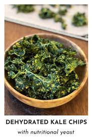 Dehydrated Kale Chips With Nutritional Yeast Amber S Natural Nutrition Recipe Dehydrated Kale Chips Kale Chips Nutritional Yeast