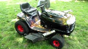 At the beginning of the power stroke, the spark plug ignites the fuel, which results in the. Hot Rod Lawn Tractor Update Harley Exhaust Installed And Working Youtube