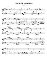 My Heart Will Go On Sheet Music For Piano Solo Musescore Com