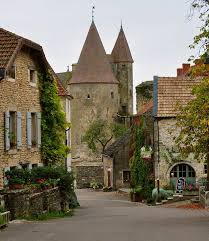 Chateauneuf En Auxois La Place Du Village Burgundy France Places Beautiful Places To Visit