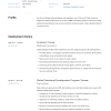 Information on trainee job description templates for a specific job profile with the required qualification, skills, duties and responsibilities. 1