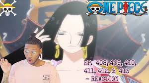 Boa Hancock One Piece Ep 408 413 Reaction Youtube