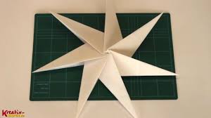Malvorlage stern mit 6 zacken. Faltanleitung Weihnachtlicher 3d Stern Aus Bascetta Stern Faltpapier Youtube