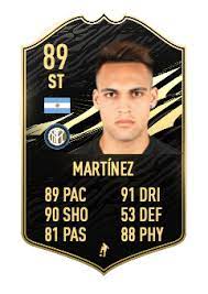 | bateson accidentally taking martinez off the bench and putting him on the reserves is the most bateson thing to do. Fifa 21 Totw 22 Martinez Derby Performance Should See Him Receive Fourth In Form Card