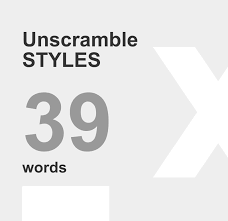 A free word unscrambler to unscramble letters fast. Á… Unscramble Styles 39 Words Unscrambled From Letters Styles