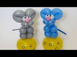One Balloon Mouse With Cheese Twisting Tutorial Subtitles Youtube Balloon Animals Twisting Balloons Balloon Crafts