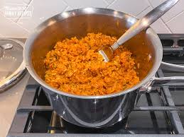 We make this recipe in a microwavable rice cooker, but you could also make the mexican rice on the hob too. Mexican Rice Restaurant Style Favorite Family Recipes