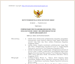 Maybe you would like to learn more about one of these? Contoh Sk Perangkat Desa Terbaru 2019 Masnurul