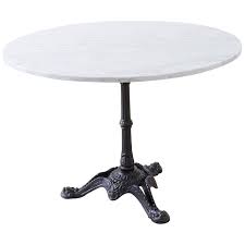 French Cast Iron Marble Top Bistro Dining Table For Sale At 1stdibs Bistro Dining Table Dining Table Marble Bistro Table