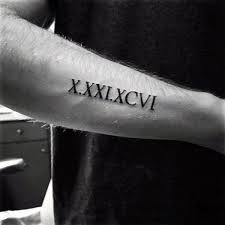 Birth Year Tattoo Designs For Men Top 101 Roman Numeral Tattoo Ideas 2020 Inspiration Guide Mens Roman Numeral Tattoo Roman Numbers Tattoo Roman Numeral Wrist Tattoo
