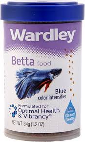 Wardley Blue Color Intensifier Betta Fish Food 1 2 Oz Jar Chewy Com