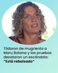 💣 Tildaron de mugrienta a Maru Botana y las pruebas desataron un  escándalo: “Está rebalsado” https://ow.ly/l6xN50VkoAY Maru Botana tuvo el  agrado de ser la enigmática de LAM, aunque por un motivo desagradable.