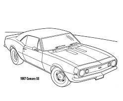 Chevy camaro coloring page 1969 chevy camaro z28 adult coloring page printable … credit: Pin On Car Outline