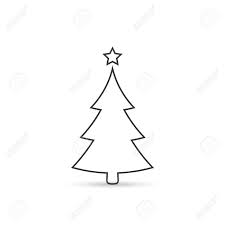 In order to use this file you must credit the author with the a link back to this page. Christmas Tree Outline Icon Vector Simple Design Black Symbol Royalty Free Cliparts Vectors And Stock Illustration Image 68937846