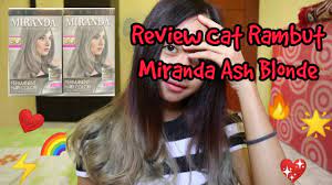 It is easy to use, process time is fast, and leaves hair shiny. Modal Cuma 20 Ribu Bisa Sebagus Ini Review Miranda Hair Colouring Premium Ash Blonde Youtube
