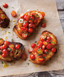 Fresh peaches offset the tartness of the tomatoes in this easy bruschetta recipe. Tomato Bruschetta Tips Williams Sonoma Taste