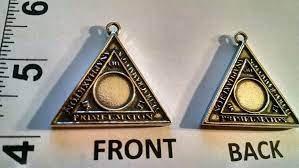 ANAPHAXETON TETRAGRAMMATON triangle pendant + FREE 30