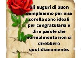 Buon Compleanno Sorella Auguri Frasi E Immagini Piu Belle