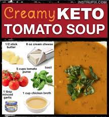 Creamy Keto Tomato Soup Recipe Keto Keto Recipes Easy Tomato Soup Recipes