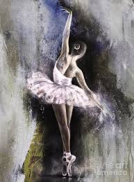 Both females and males can practice ballet; Ballerina Dance Hh7764 Painting By Gull G