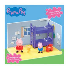 Open up peppa's house to reveal lots of rooms and a garden area! Buy Peppa Pig Bedroom Playset Online In India On Giggleglory Com