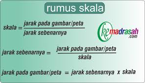 Jarak pada peta, jika jarak sebenarnya 729 km. Rumus Skala Dan Soal Tentang Skala Okemadrasah