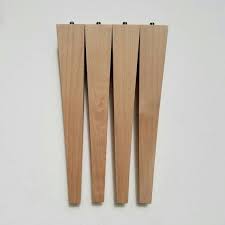 Furniture table legs tapered feet protector for sofa chair w/ mounting plate. Square Tapered Table Legs Made With Solid Alder Choose Your Length And Wood Species Alder Black Walnut Or Oak Make Table Legs Hanger Bolts Furniture Legs