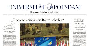 Wir sind in einer entscheidenden phase, sagte woidke am donnerstag in potsdam. Neues Aus Der Up Universitat Potsdam