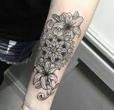 Tattoo Mandala Lily Lily Tattoo Sleeve Lily Flower Tattoos Lily Tattoo