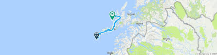 It is located just north of the lofoten district and archipelago and west of the town of harstad. A I Lofoten Til Bo I Vesteralen Bikemap Deine Radrouten