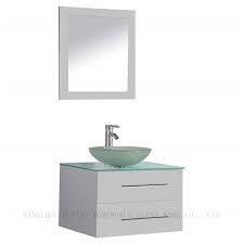 When designing your master bath especially, you want to make it unique and beautiful. American Style Popular Bathroom Cabinet Hanging Grey Color Painting With Glass Counter Top Buy Bathroom Vanity Cabinet Wall Hung Waterproof Bathroom Vanity Units Bathroom Vanity Units With Two Drawers Product On Alibaba Com