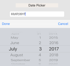 Ios Swift 3 Uidatepicker Stack Overflow