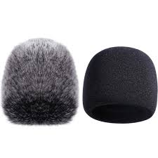 Can't decide between microphone windscreens and pop filters? Mic Cover Sponge Microphone Windscreen For Blue Yeti Yeti Pro Condenser Microphone Sponge And Furry Windscreen 2 Pack Lazada Singapore