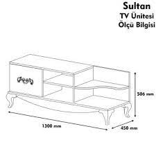 En ve boy olarak cm uzunluk birimi ile verilmiştir. Variant Sultan Tv Unitesi Beyaz Tv Unitesi Modelleri