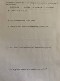 Solved: Write Formulas Of The Following Compounds When Nee... | Chegg.com