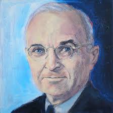 Did you know that Reed did a painting titled "Truman Shot In San Diego?"  Here it is, along with Reedʻs portrait of our 33rd President. Remember, you  have only until December 31st