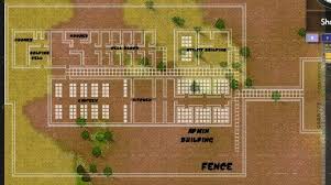Prison Plan Sample In 2020 Prison Architect Layout Prison Architect