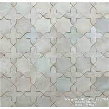 Moroccan tiles are a testimony to their deep heritage and rich culture and are usually handmade or. White Moroccan Tile Backsplash Zellige Tile